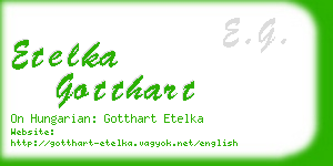 etelka gotthart business card